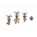 Hot sales modern brass bath sanitary ware hot cold mixer taps  water stop valve bathtub faucet